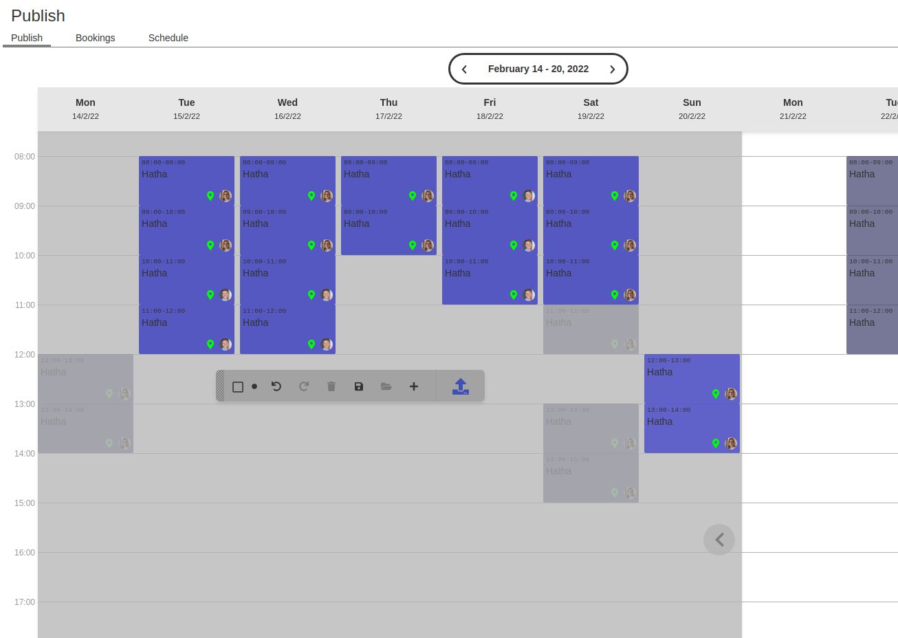 Powerful tooling for posting timetables